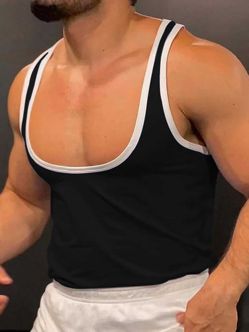 Men's Wide Strap Tank - Lilixa.store