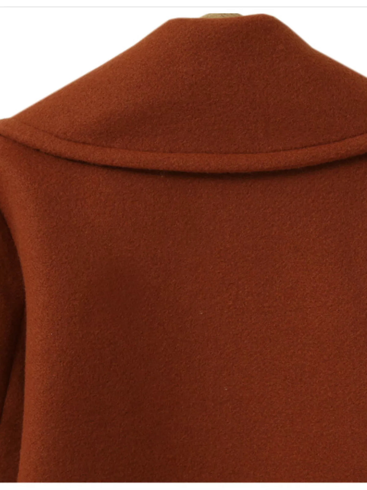 Double-Breasted Long Sleeve Coat, view 4