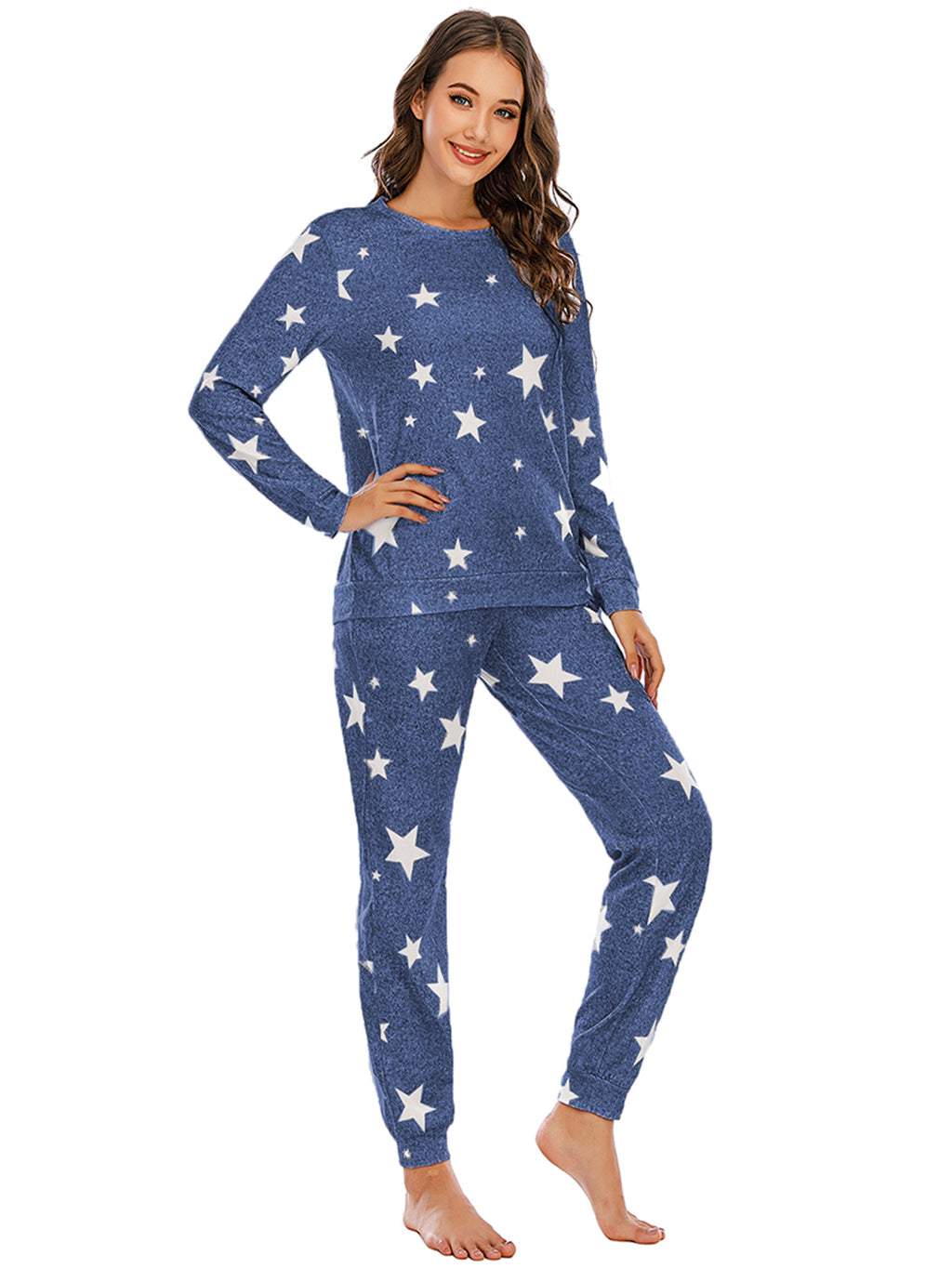 Star Top and Pants Lounge Set - Lilixa.store
