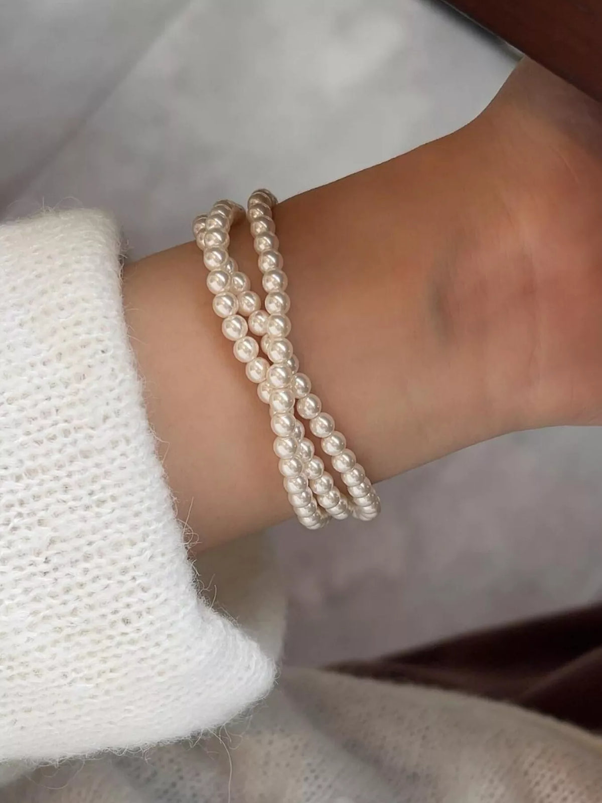 Three Layers Pearl Bracelet - Lilixa.store