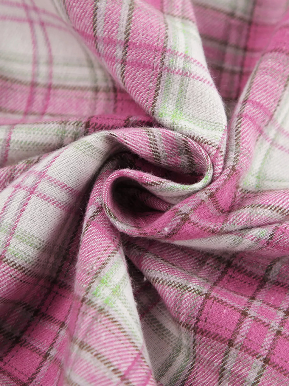 Plaid Long Sleeve Shirt and Pants Set - Lilixa.store