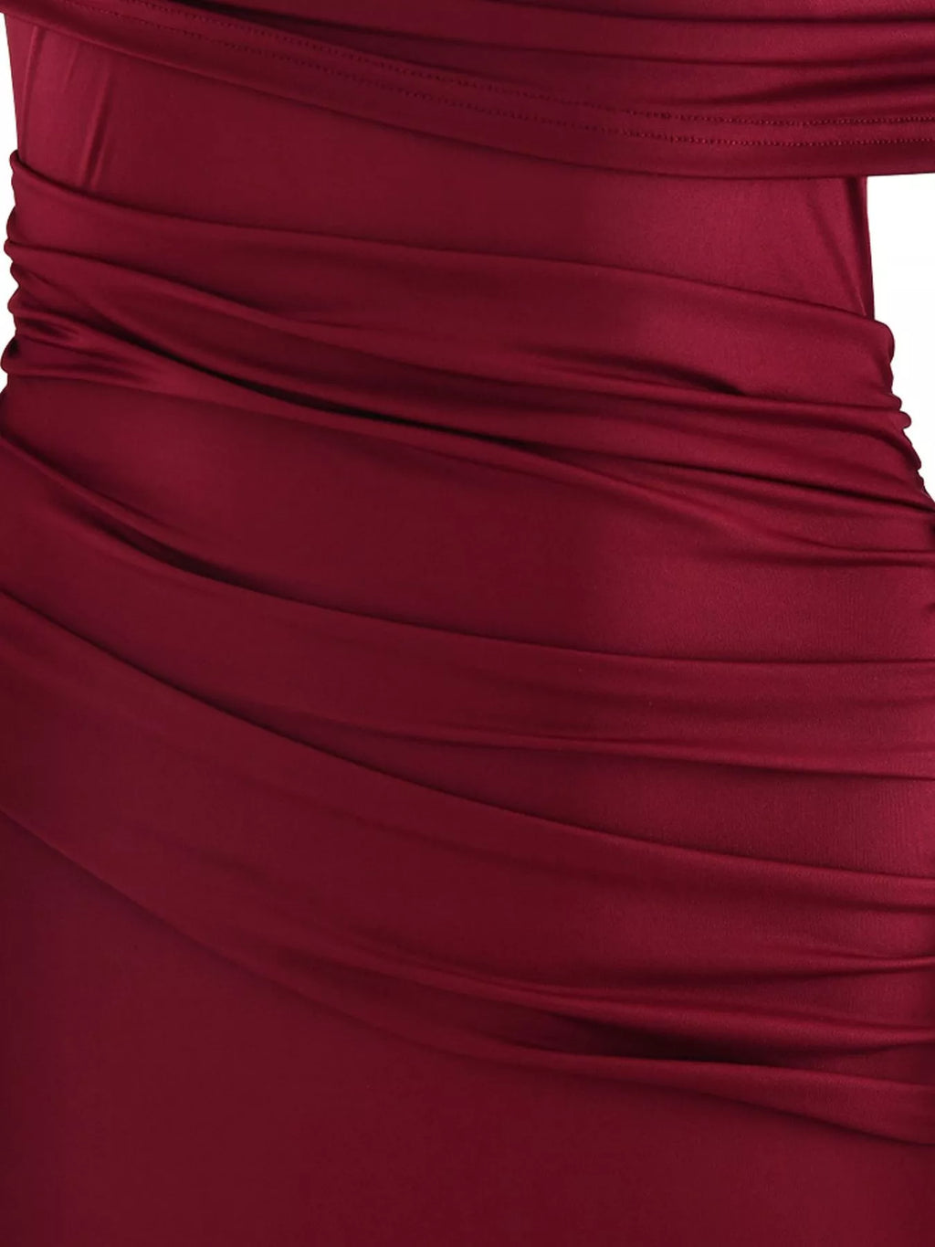 One-Shoulder Ruched Maxi Dress - Lilixa.store