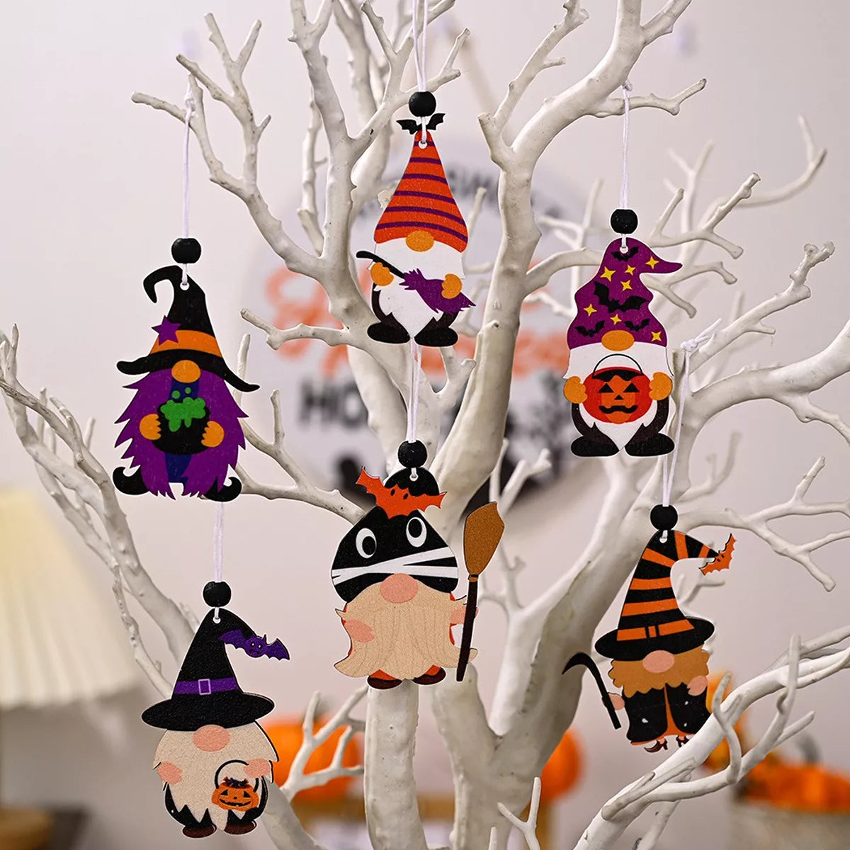 Halloween Gnome Hanging Ornaments Set - Lilixa.store