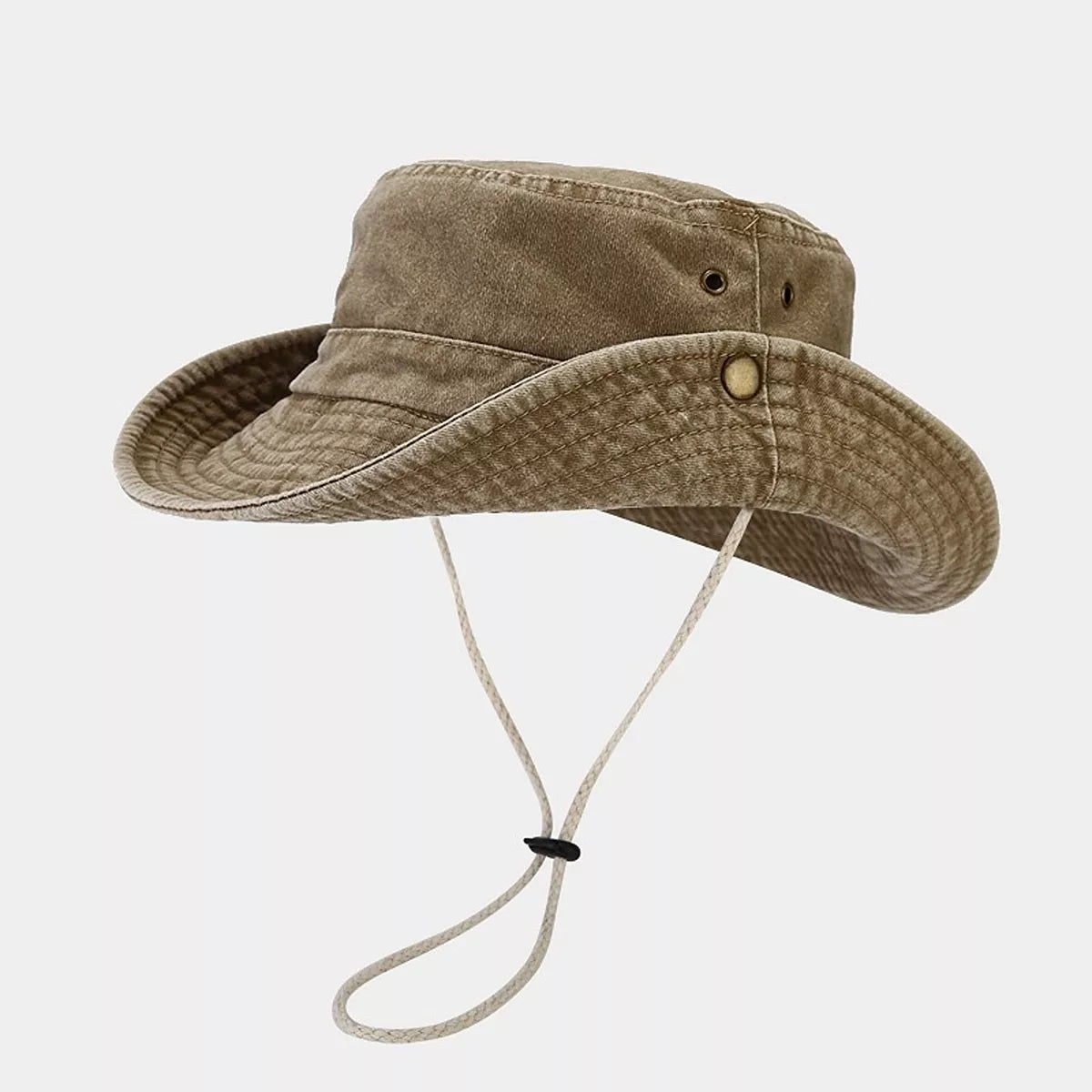 Wide-Brim Sun Protection Bucket Hat - Lilixa.store