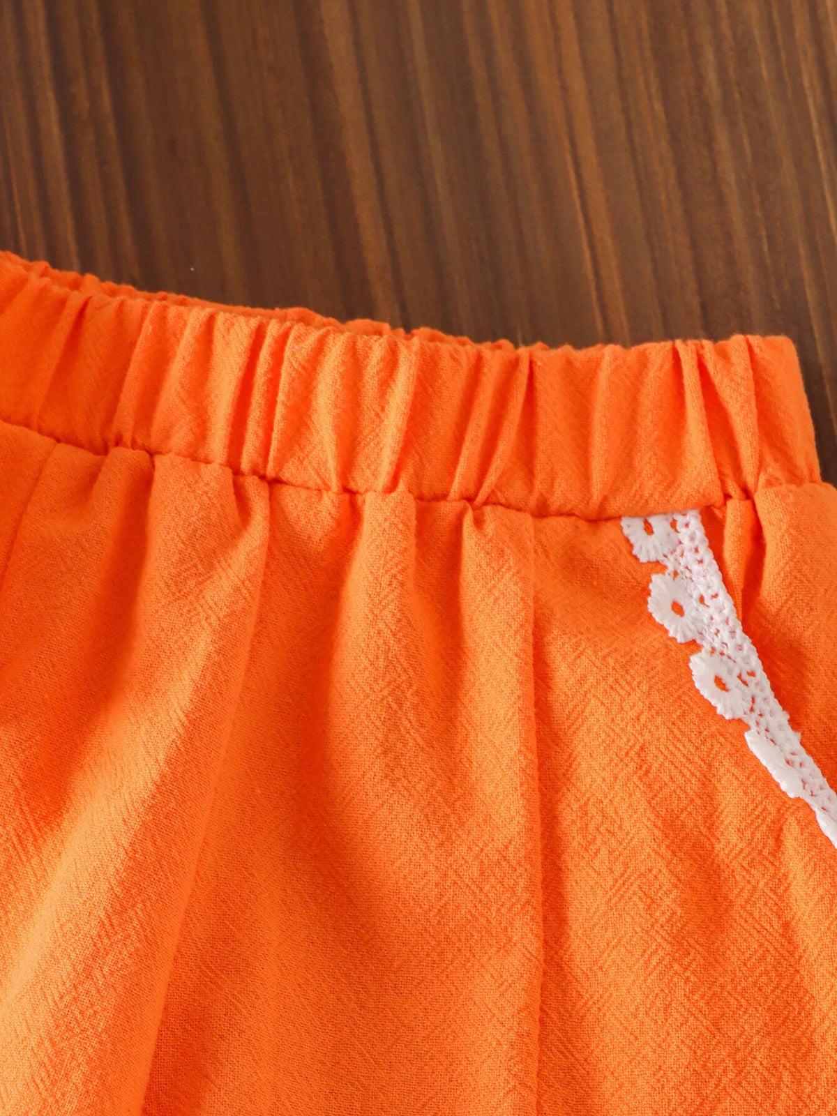 Children's Bow Round Neck Top and Shorts Set - Lilixa.store