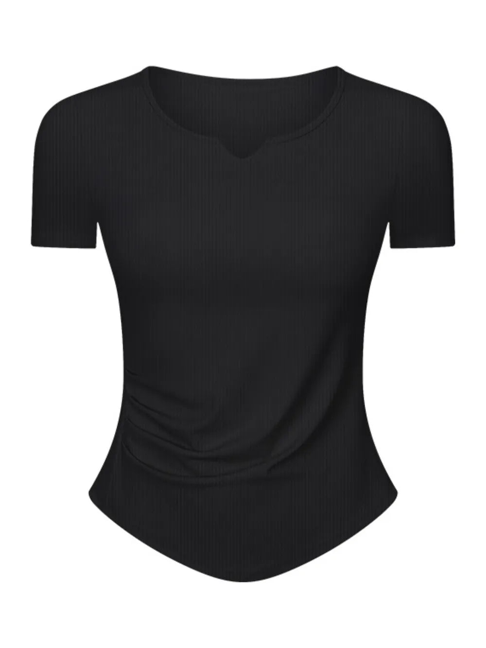 Millennia Notched Short Sleeve Active T-Shirt, view 6