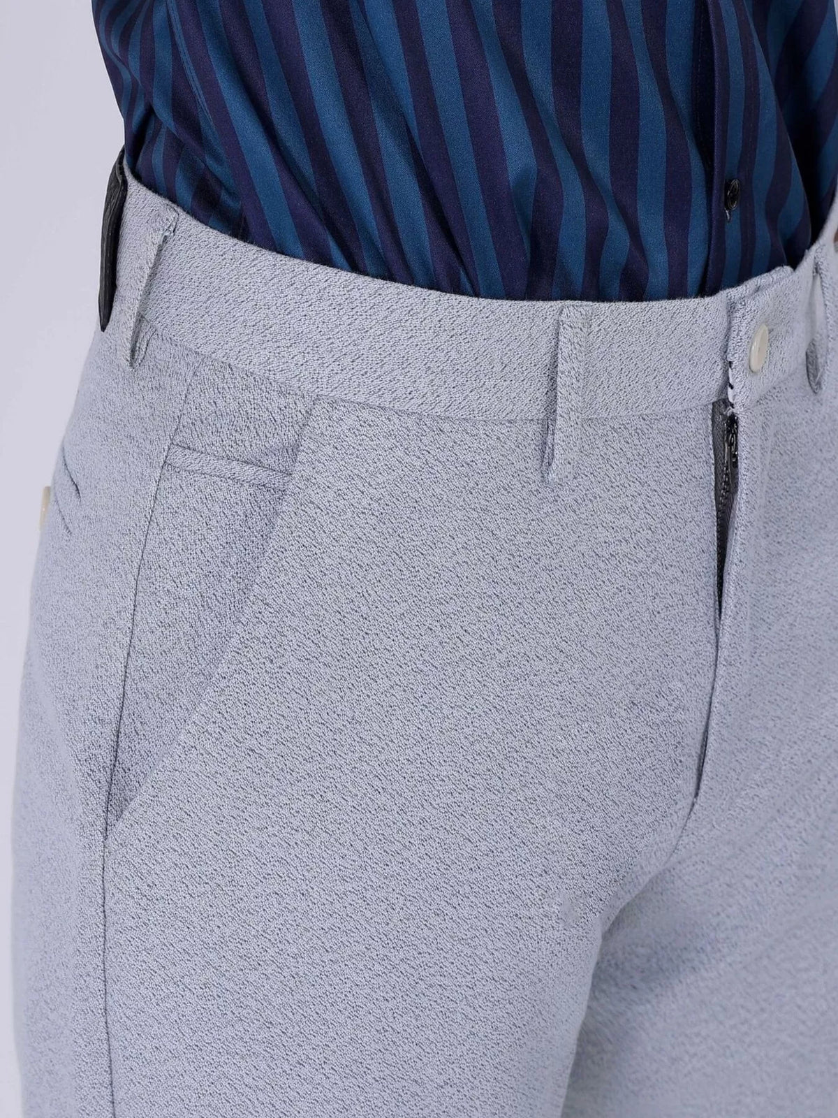 Men's Slim Fit Pants in Gray, view 6