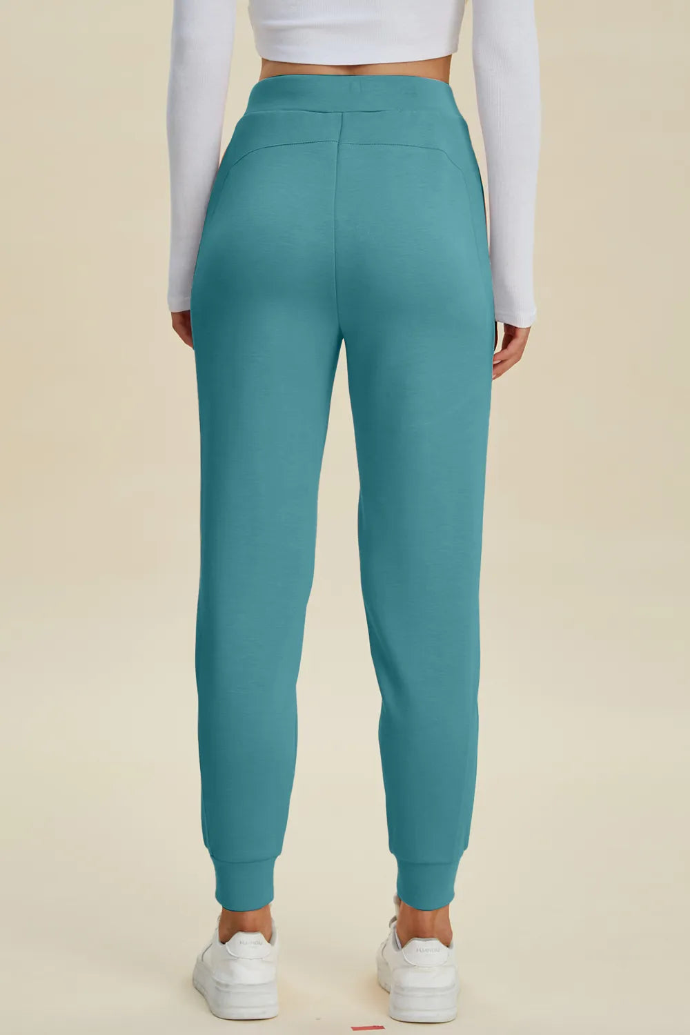 Basic Bae Full Size Air Scuba Drawstring High Waist Joggers, view 8
