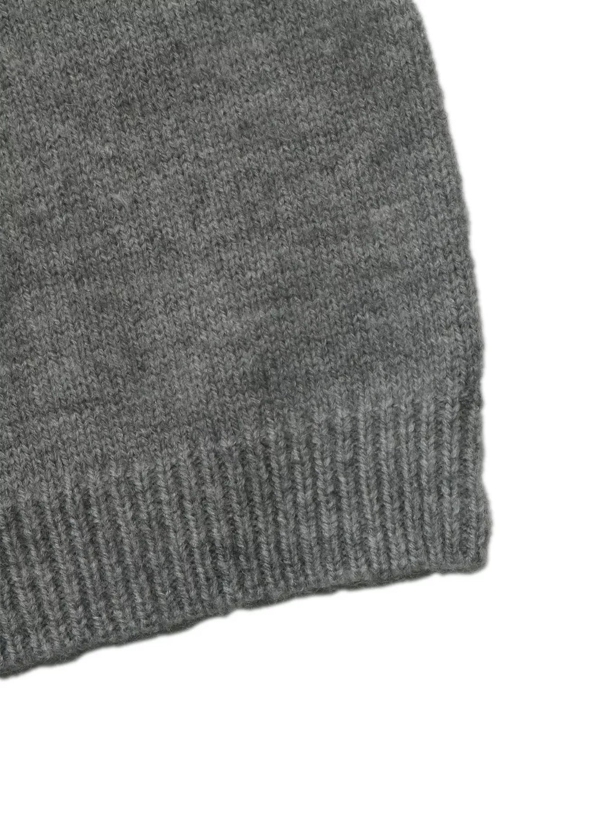 Star-Patterned Dropped Shoulder Sweater in Gray, view 9