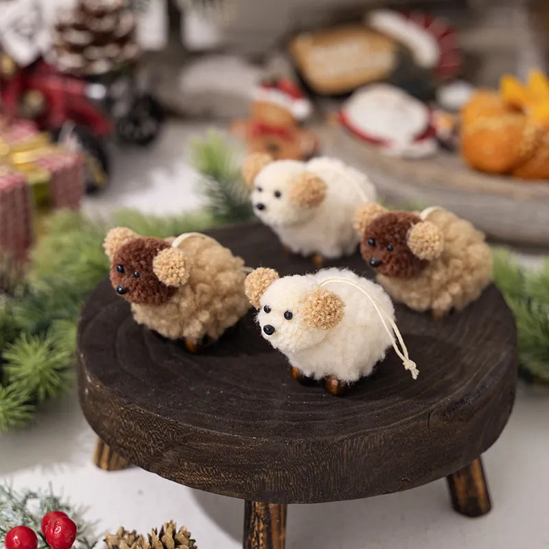 2-Piece Fuzzy Puppy Hanging Widget - Lilixa.store