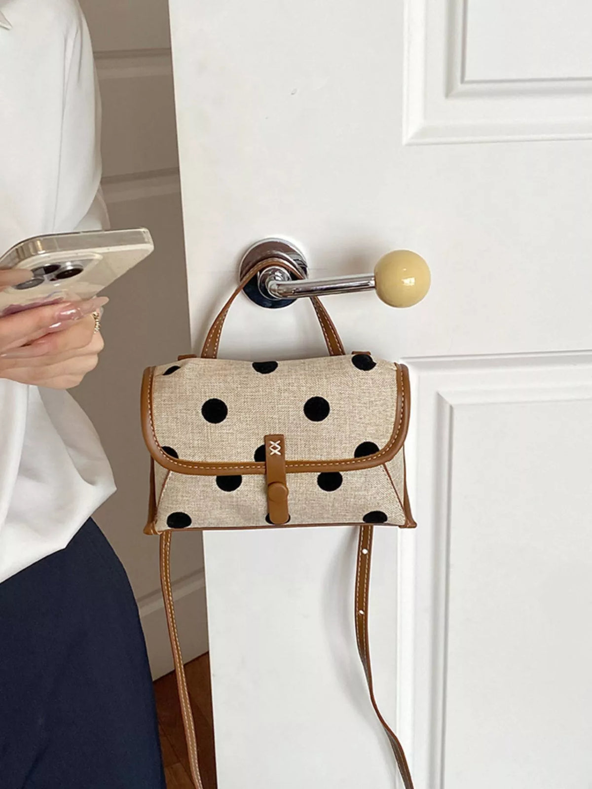 Polka Dot Crossbody Bag