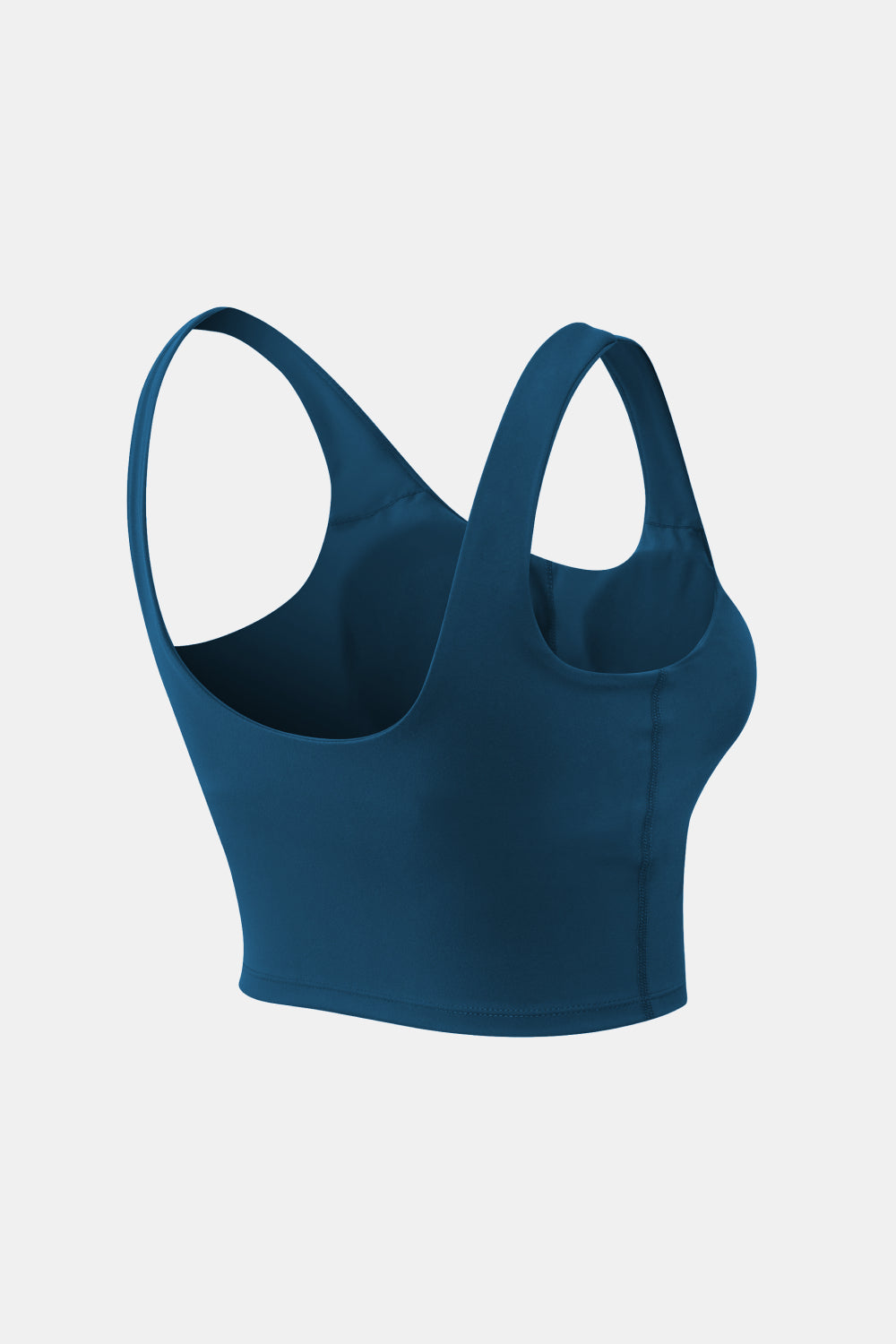 Cropped Scoop Neck Active Tank Top - Lilixa.store