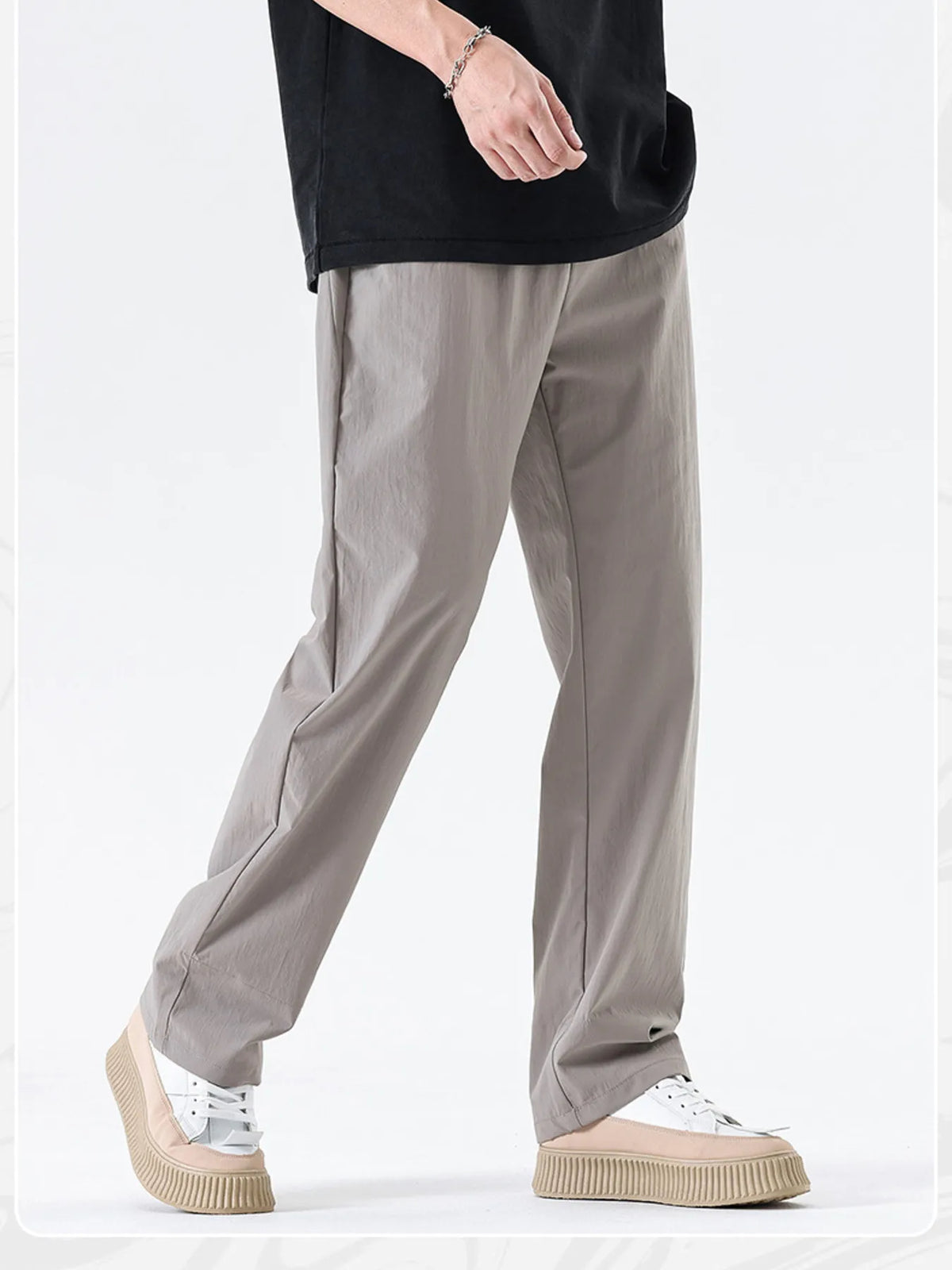 Men's Full Size Wide Leg Pants Plus Size, view 2