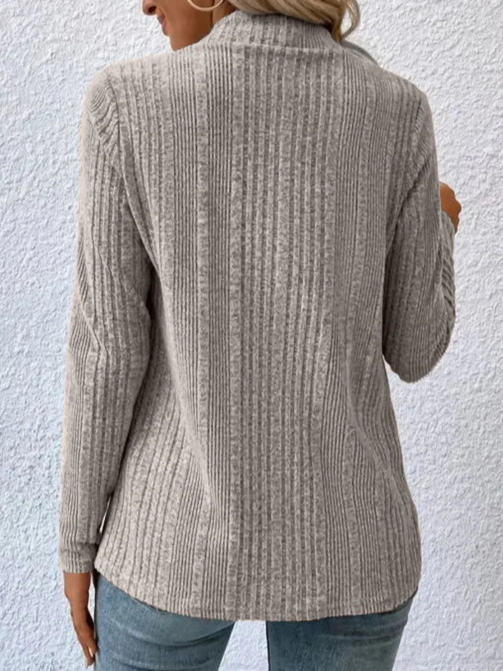 Open Front Long Sleeve Cardigan - Lilixa.store