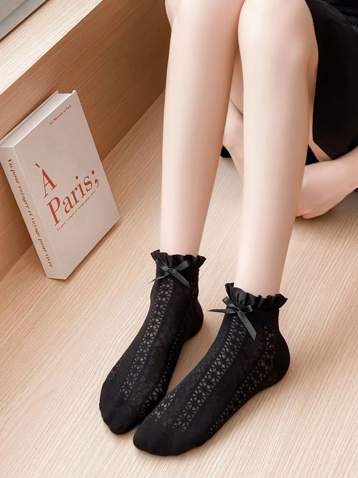 Lace Bow Socks - Lilixa.store