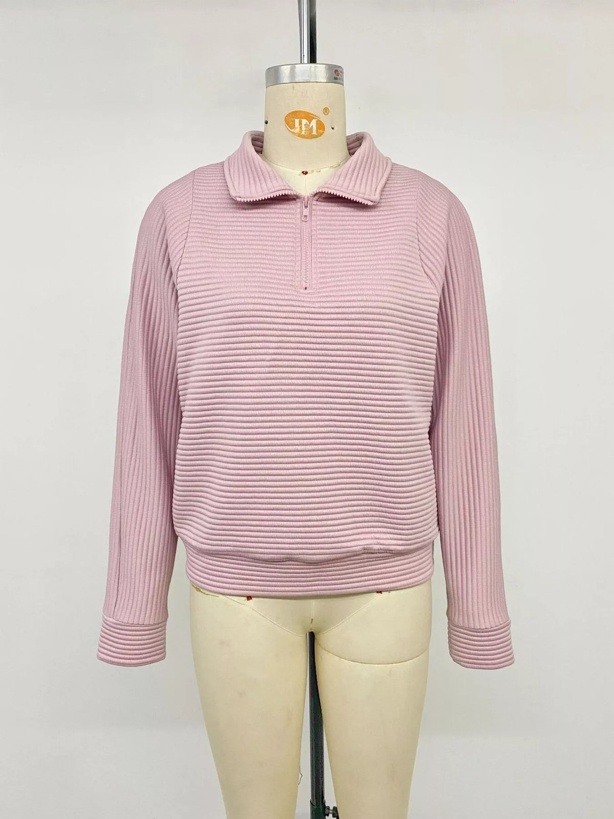 Quarter-Zip Long Sleeve Sweatshirt