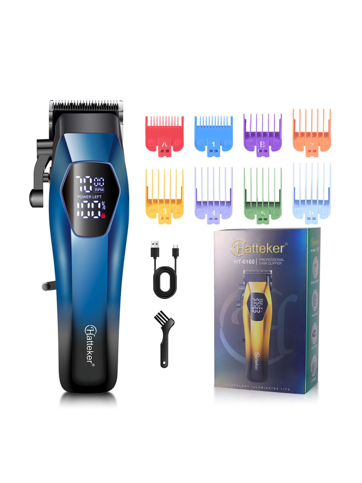 Cordless Hair Clipper with LED Display - Lilixa.store