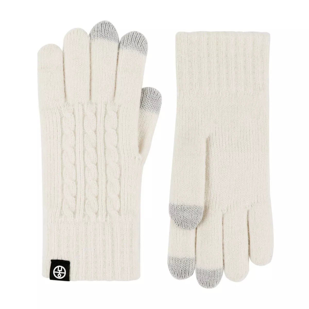 Cable Knit Touchscreen Gloves - Lilixa.store