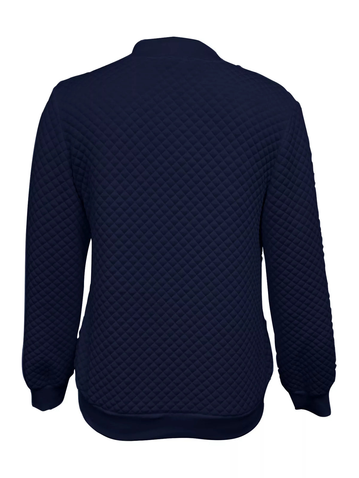 Textured Zip Up Long Sleeve Jacket, view 3