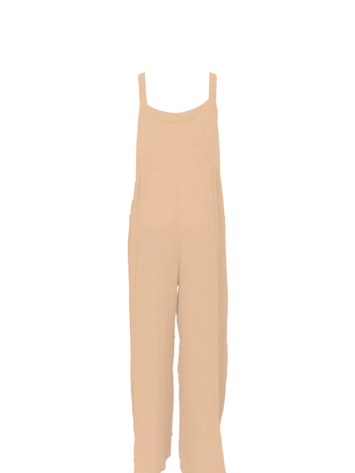 Full Size Casual Wide Leg Textured Overalls Plus Size - Lilixa.store