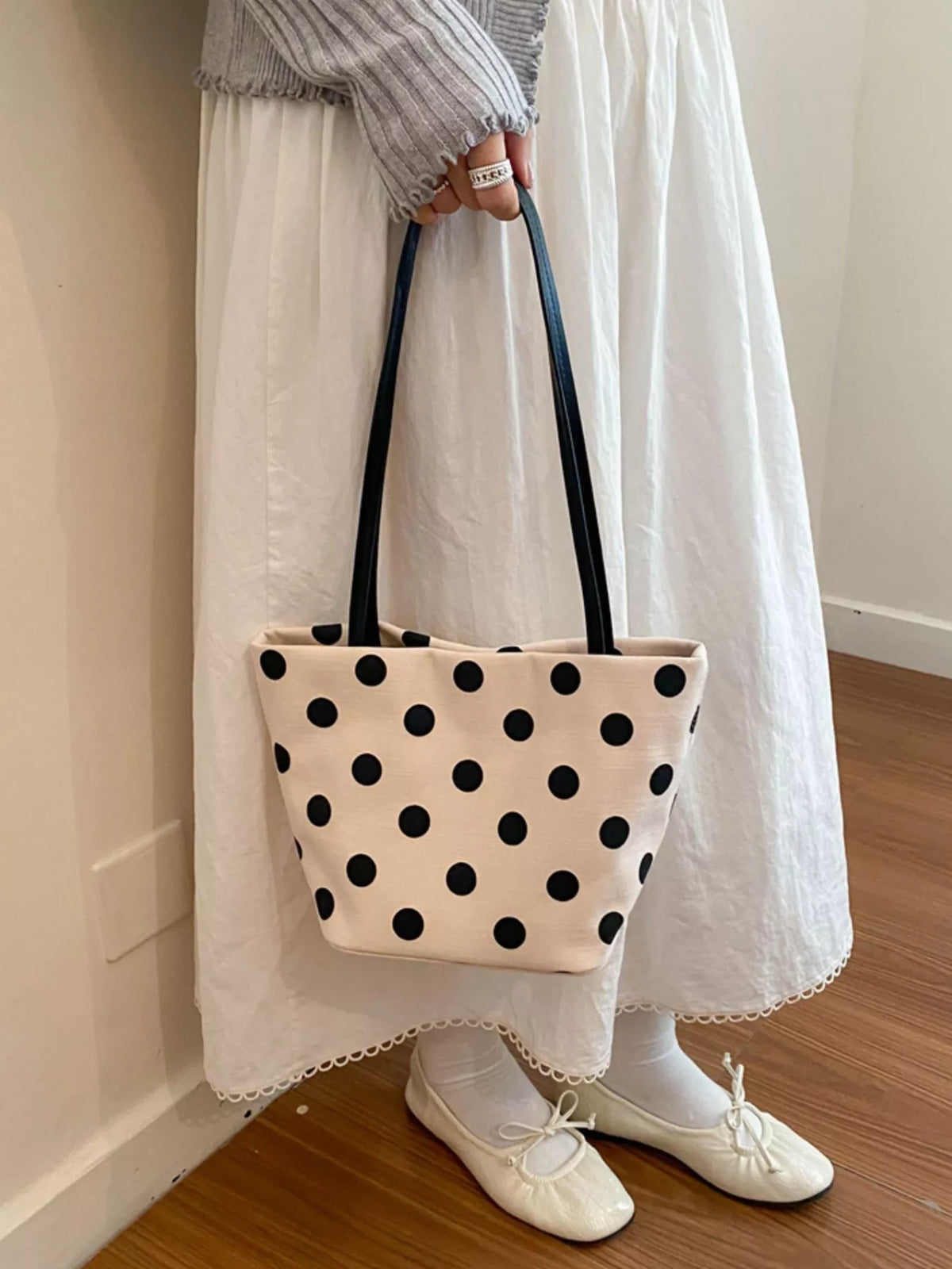 Polka Dot Shoulder Bag