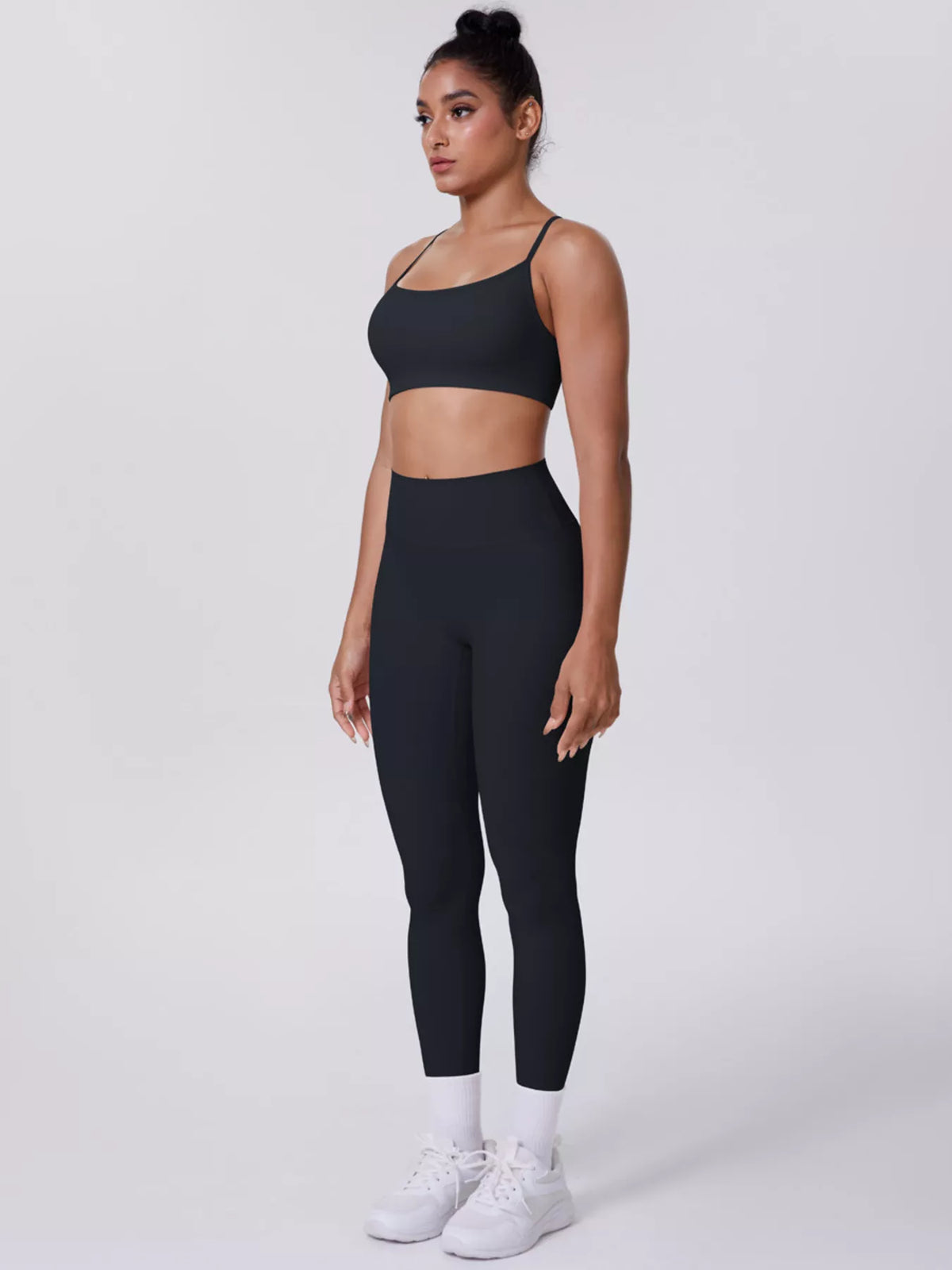 Criss-Cross Back Cami and Leggings Active Set - Lilixa.store
