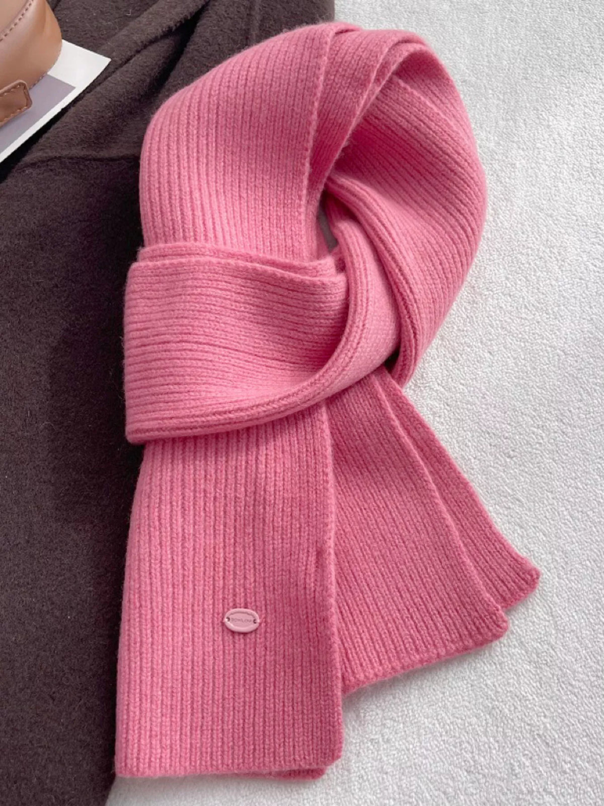 Pure Wool Soft Knit Scarf - Lilixa.store