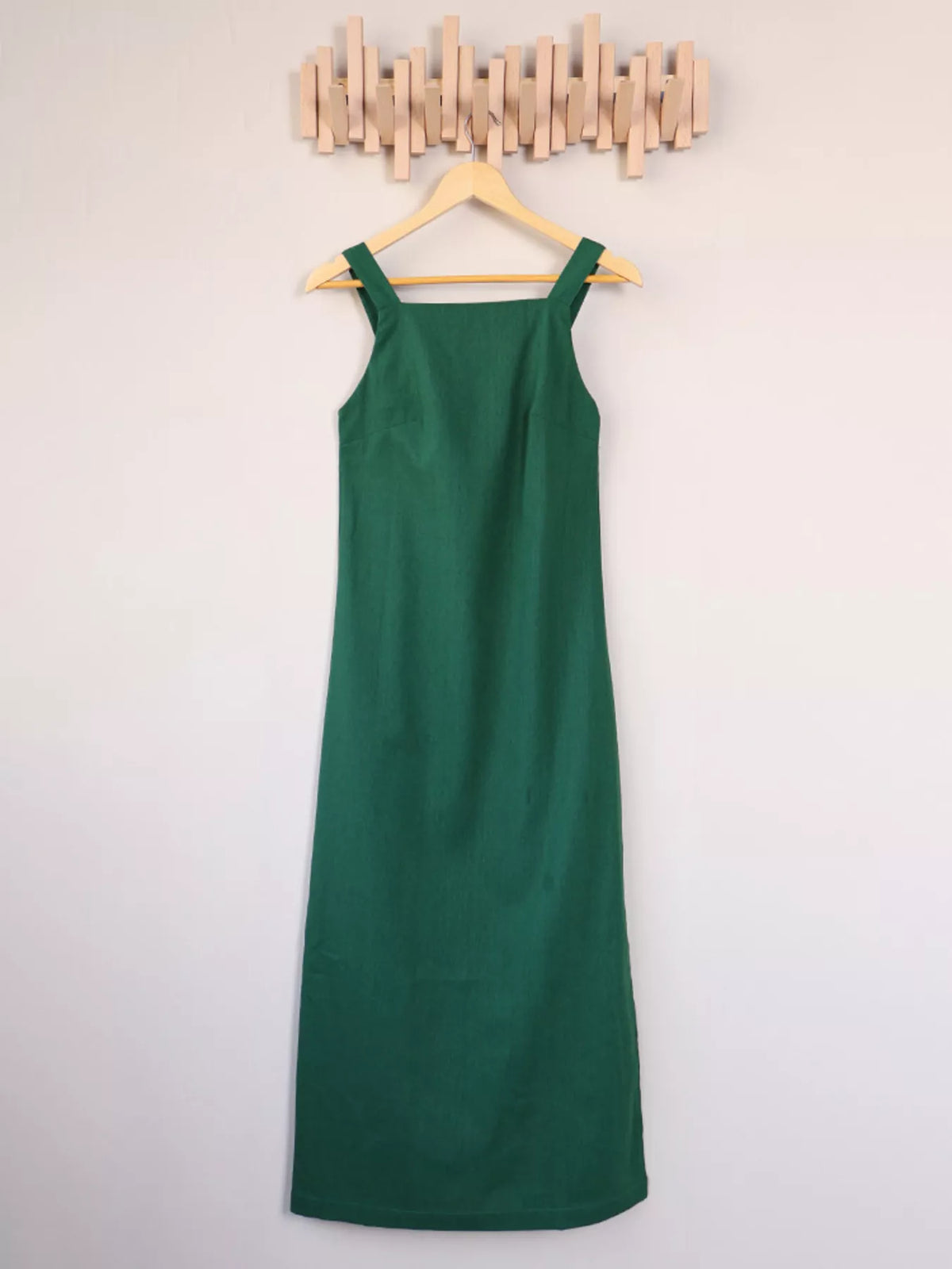 Side Slit Sleeveless Midi Dress, view 4