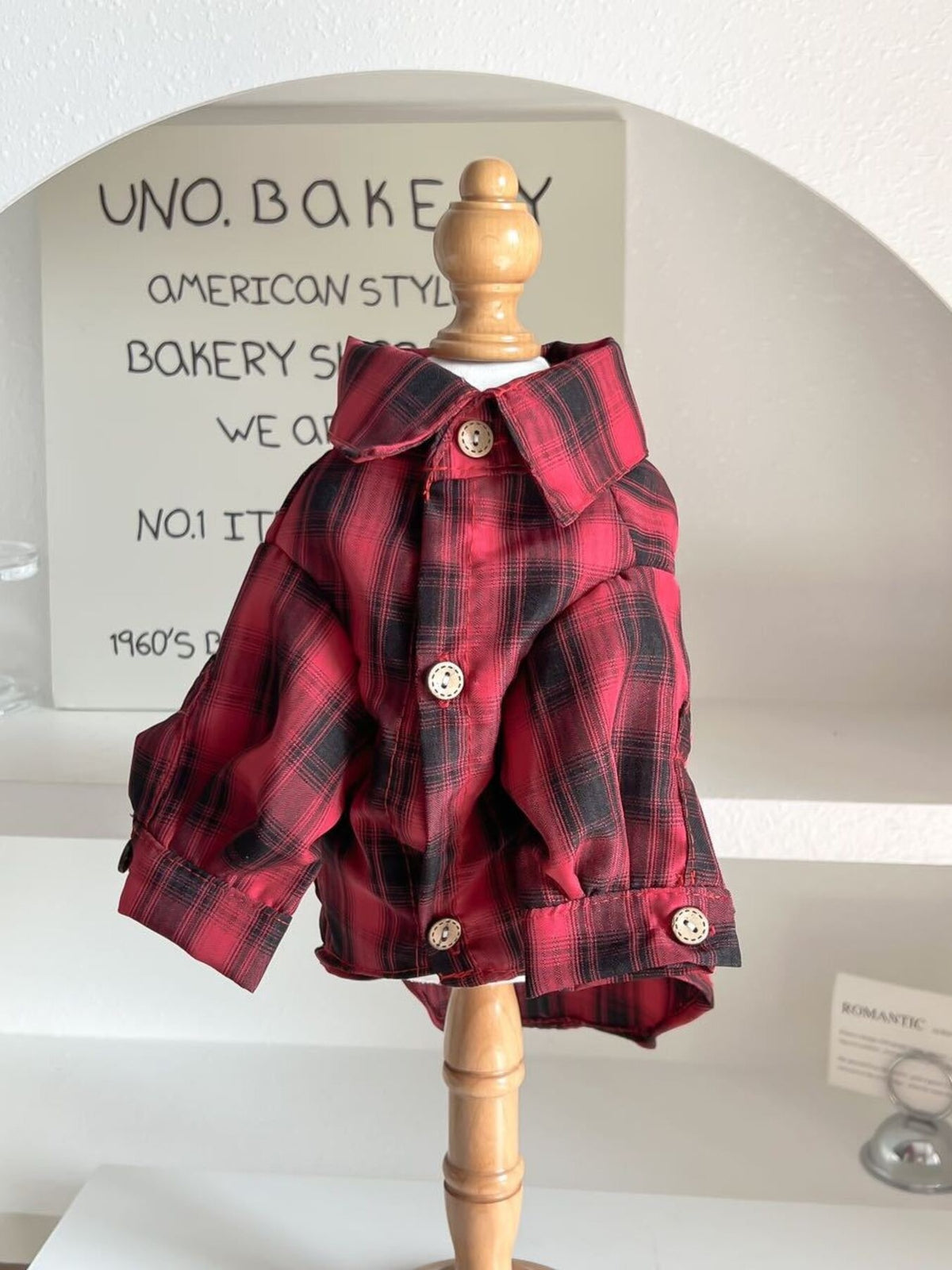 Plaid Button-Down Pet Shirt - Lilixa.store