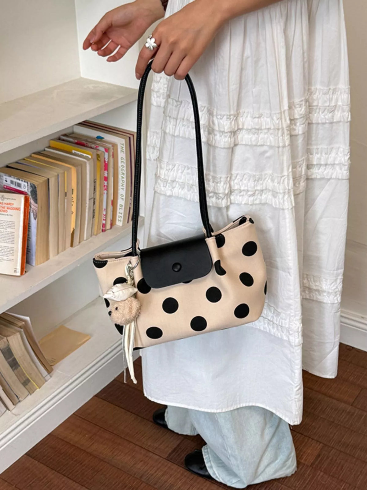 Polka Dot Shoulder Bag - Lilixa.store