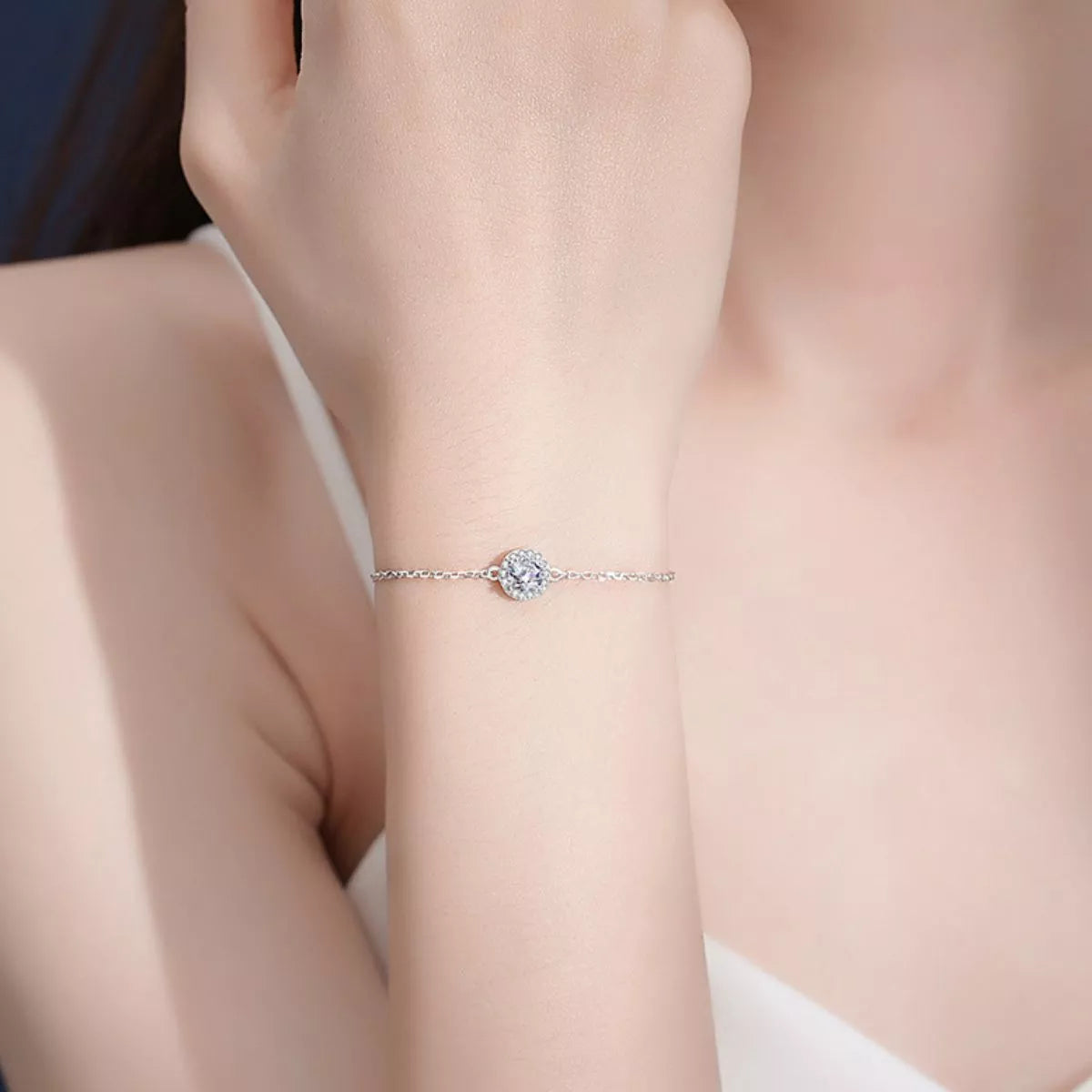1 Carat 925 Sterling Silver Moissanite Bracelet - Lilixa.store