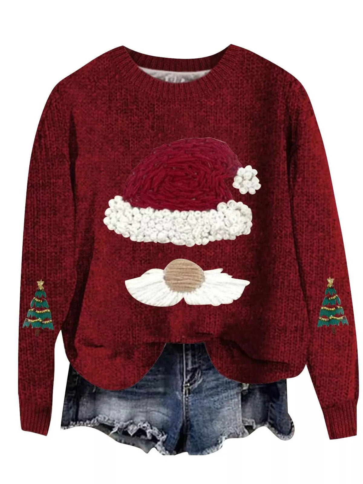 Christmas Graphic Dropped Shoulder Sweater