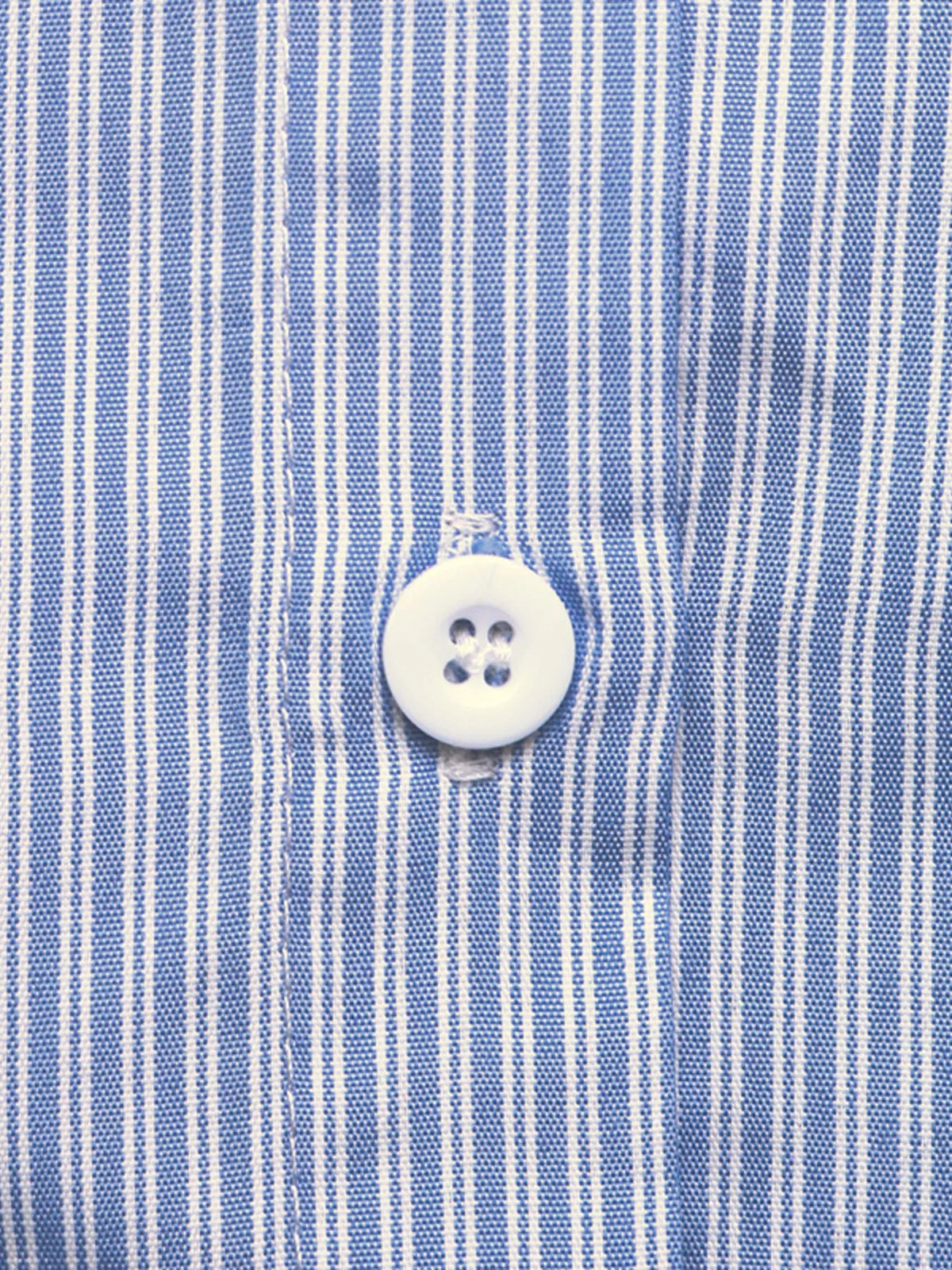 Striped Slim-Fit Button-Down Shirt in Blue, view 11