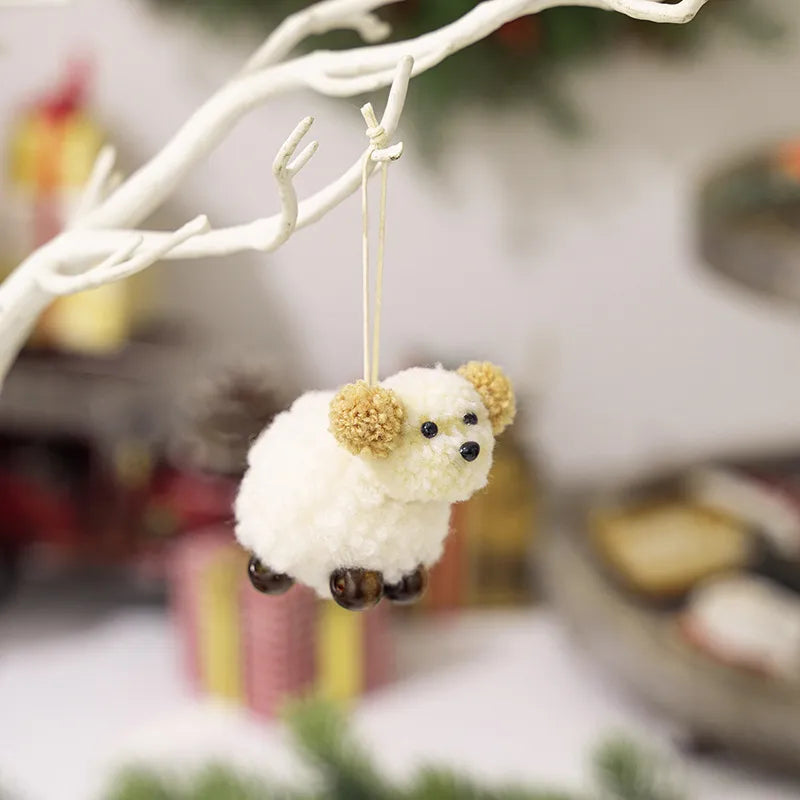 2-Piece Fuzzy Puppy Hanging Widget - Lilixa.store