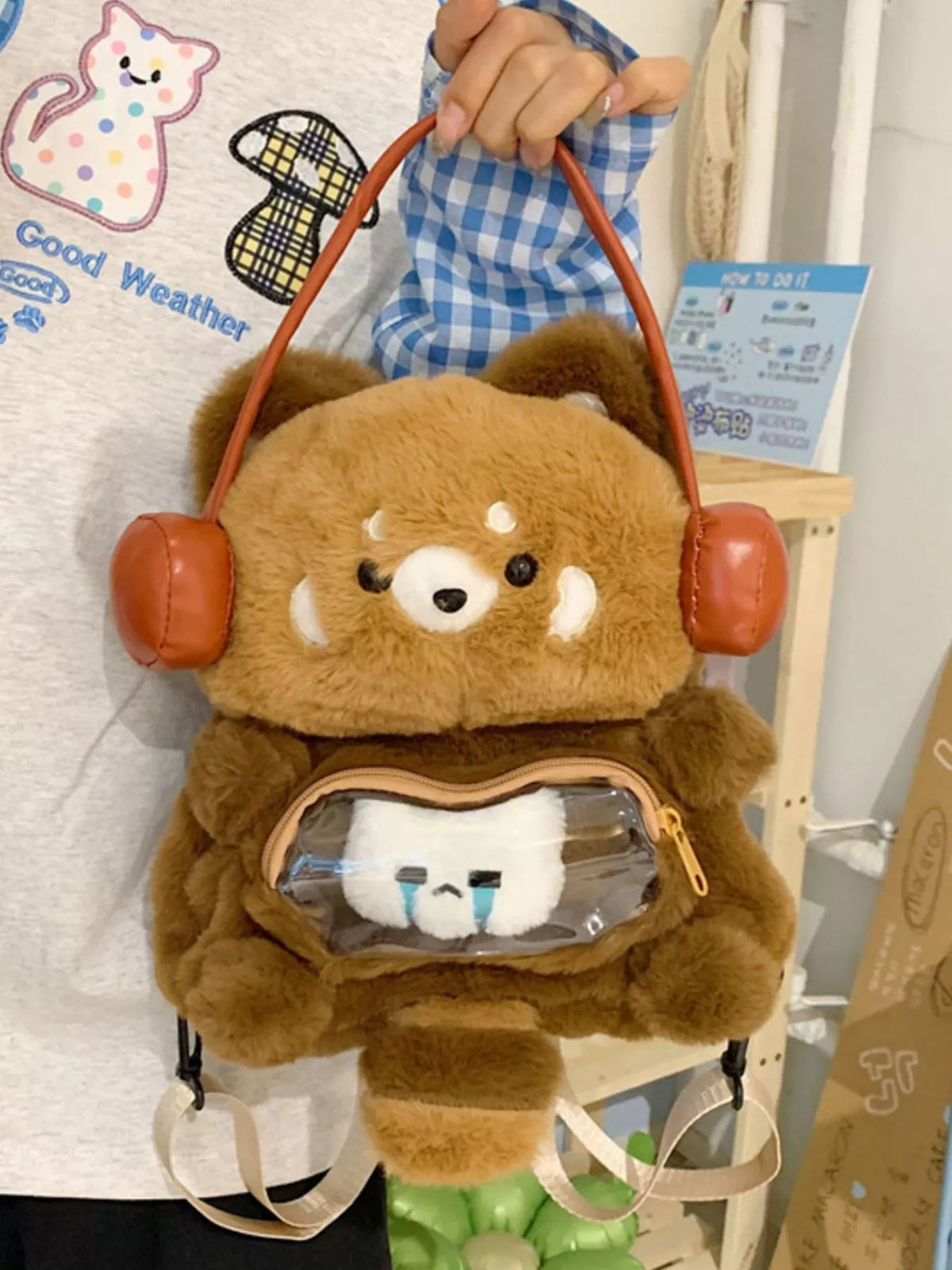 Cat Plush Backpack Bag - Lilixa.store