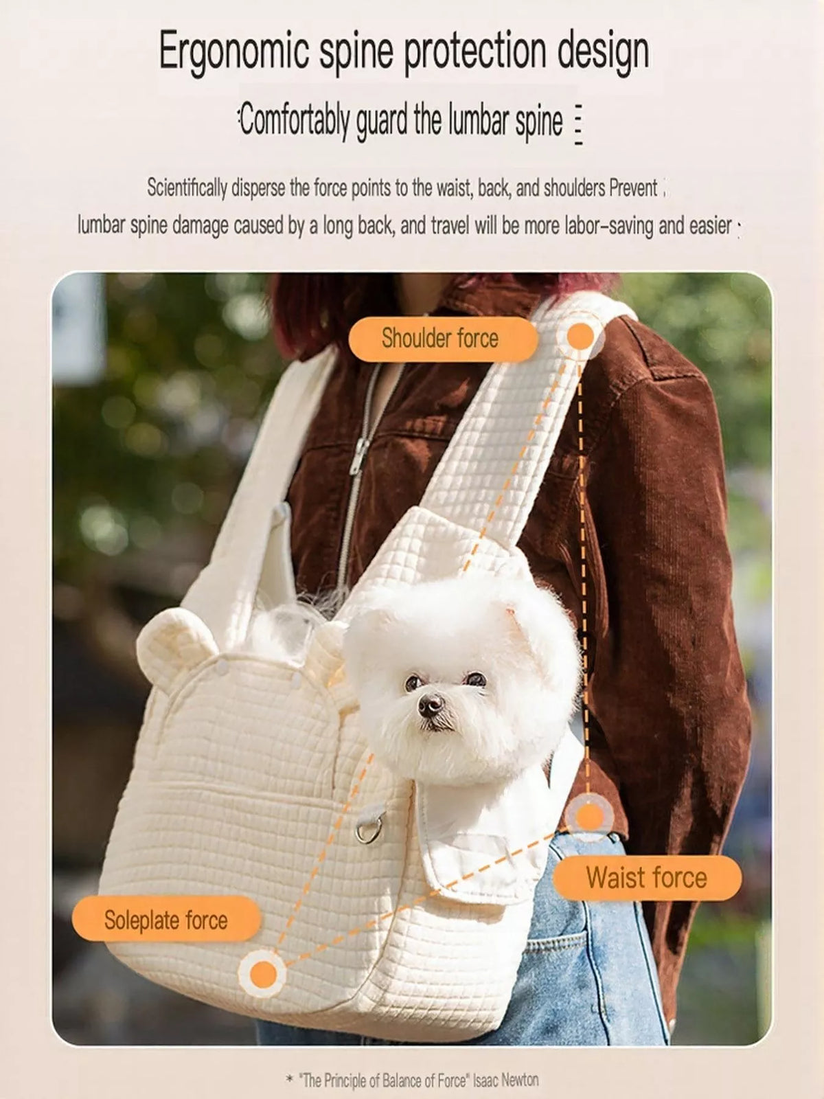 Comfortable Quilted Pet Carrier Sling Bag - Lilixa.store