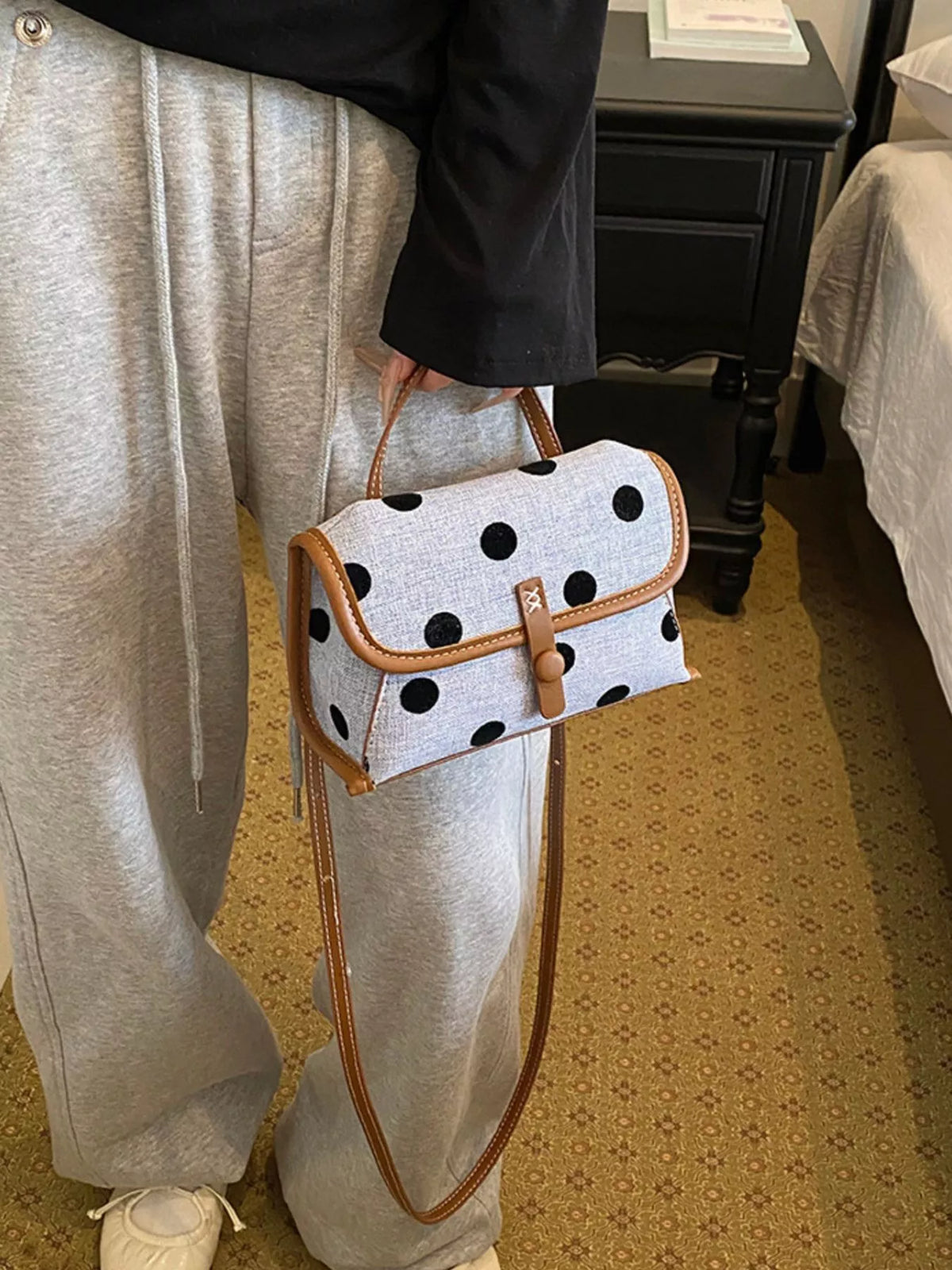 Polka Dot Crossbody Bag - Lilixa.store