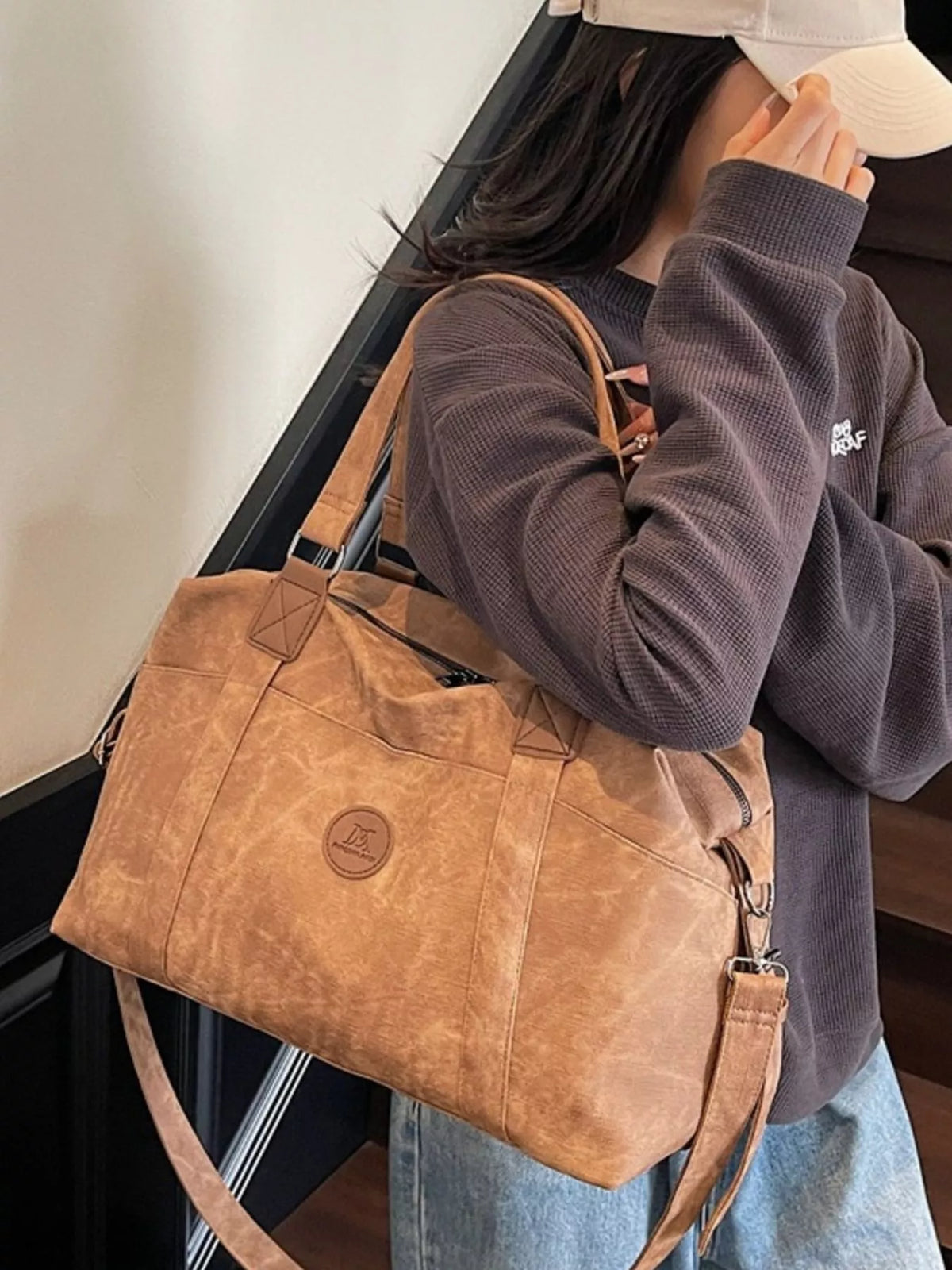 Vintage Washed Duffel Bag - Lilixa.store