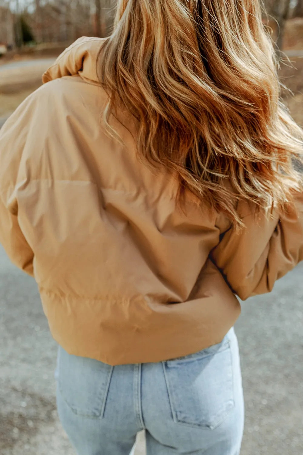 Zip Up Collared Neck Coat with Pockets - Lilixa.store