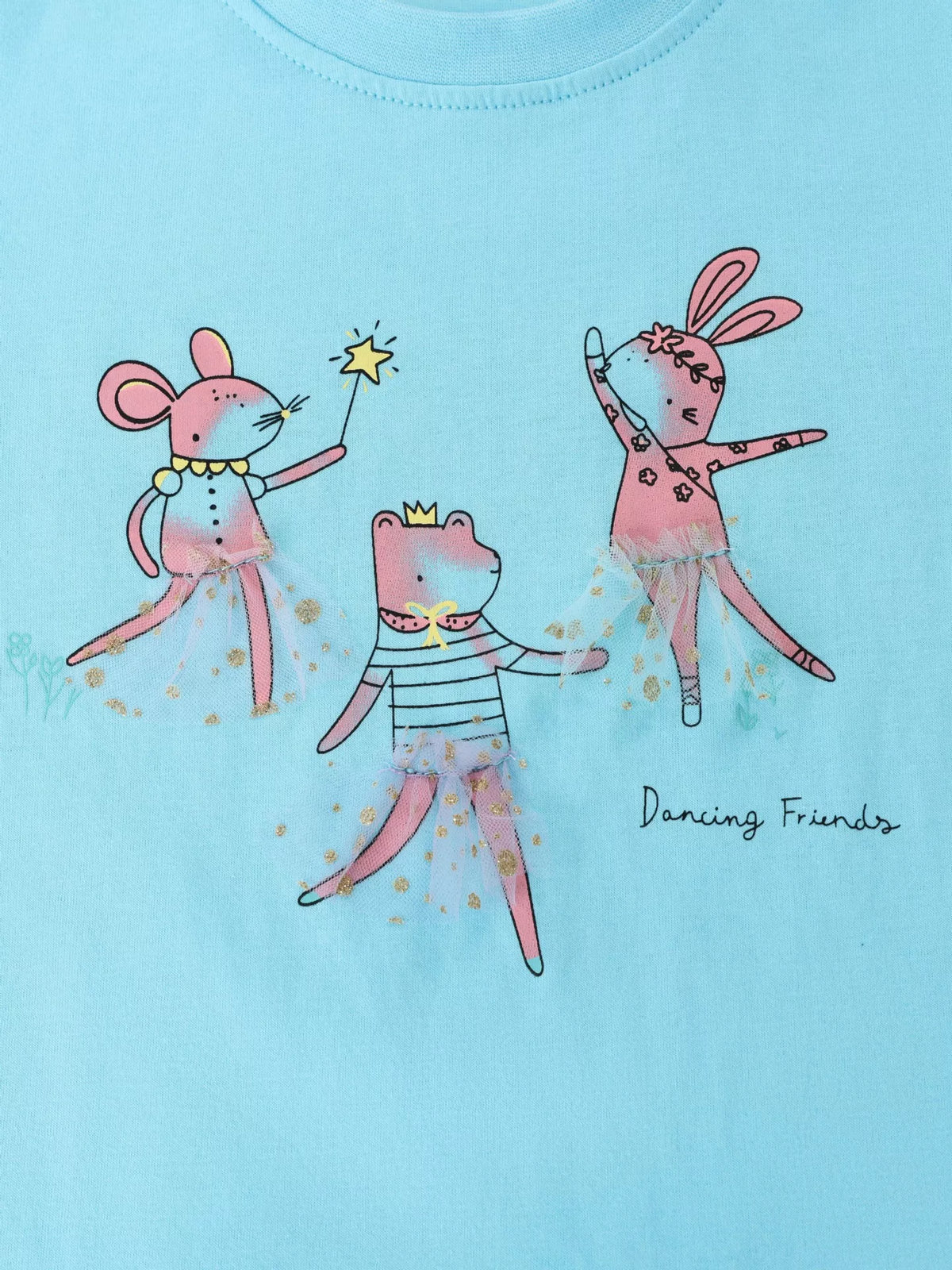 Children's Dancing Friends Graphic T-Shirt - Lilixa.store