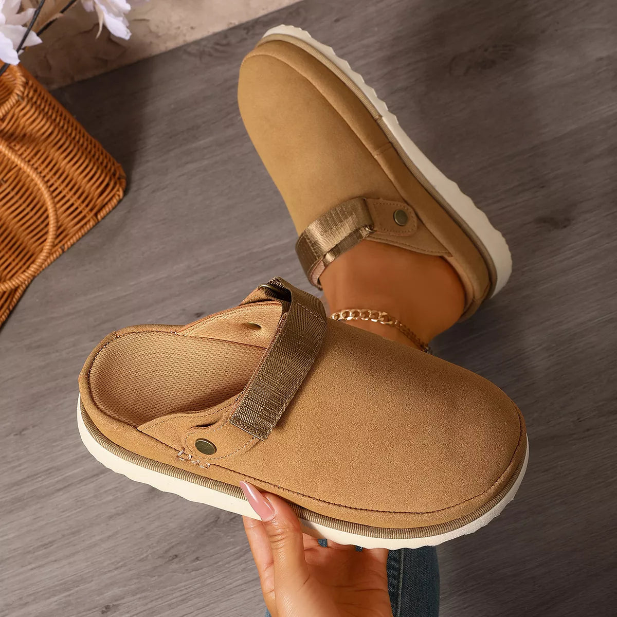 Round Toe Slip-Ons - Lilixa.store
