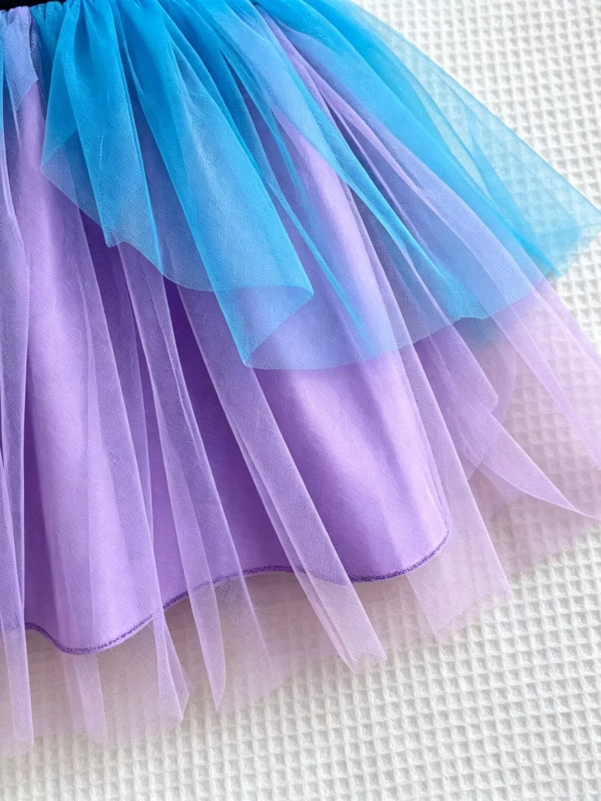 Children's Halloween Skeleton Graphic Tulle Tutu Dress - Lilixa.store