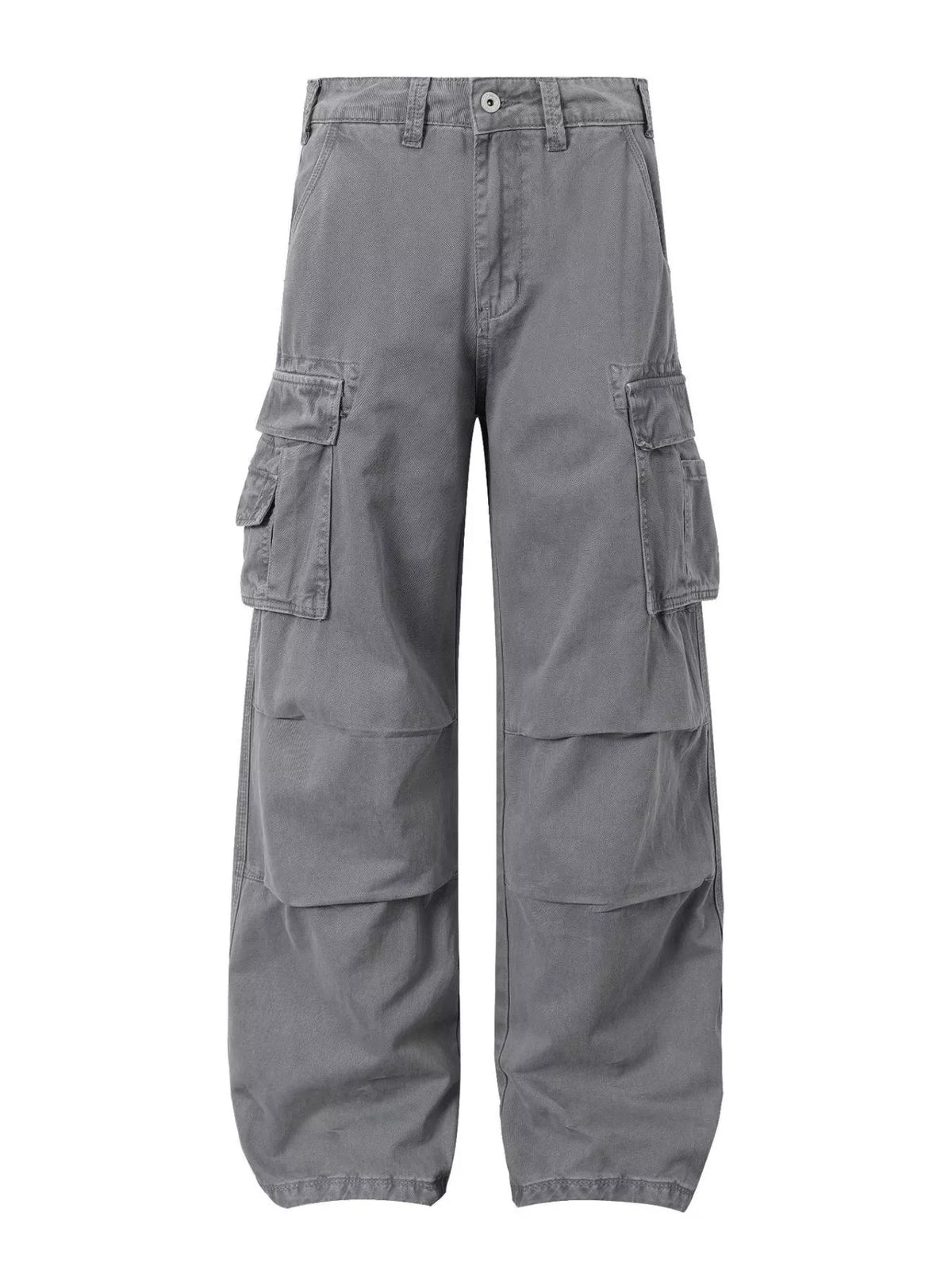 Men's Vintage Washed Loose-Fit Multi-Pocket Cargo Pants