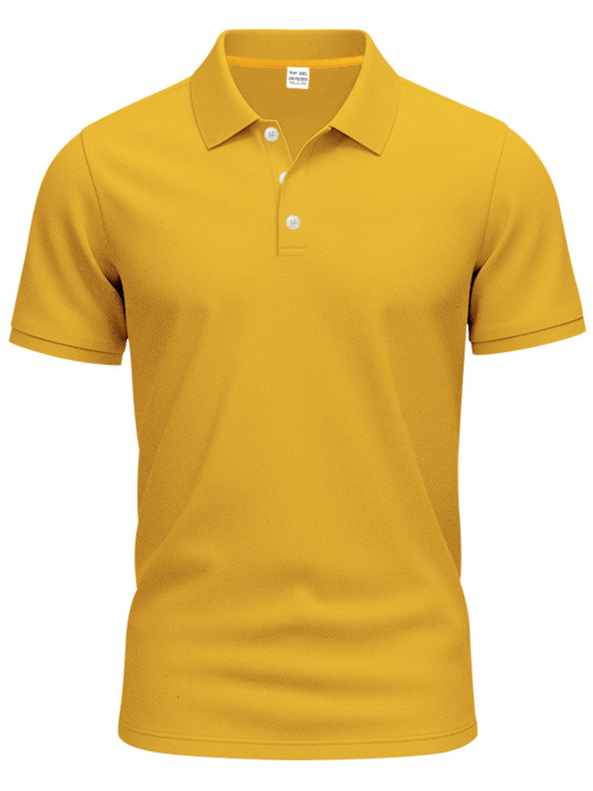 Men's Full Size Button Detail Short Sleeve Polo Plus Size