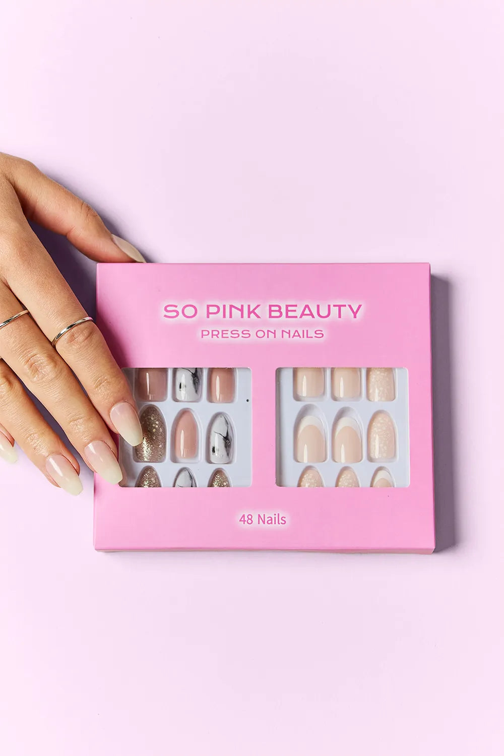 SO PINK BEAUTY Press On Nails 2 Packs - Lilixa.store