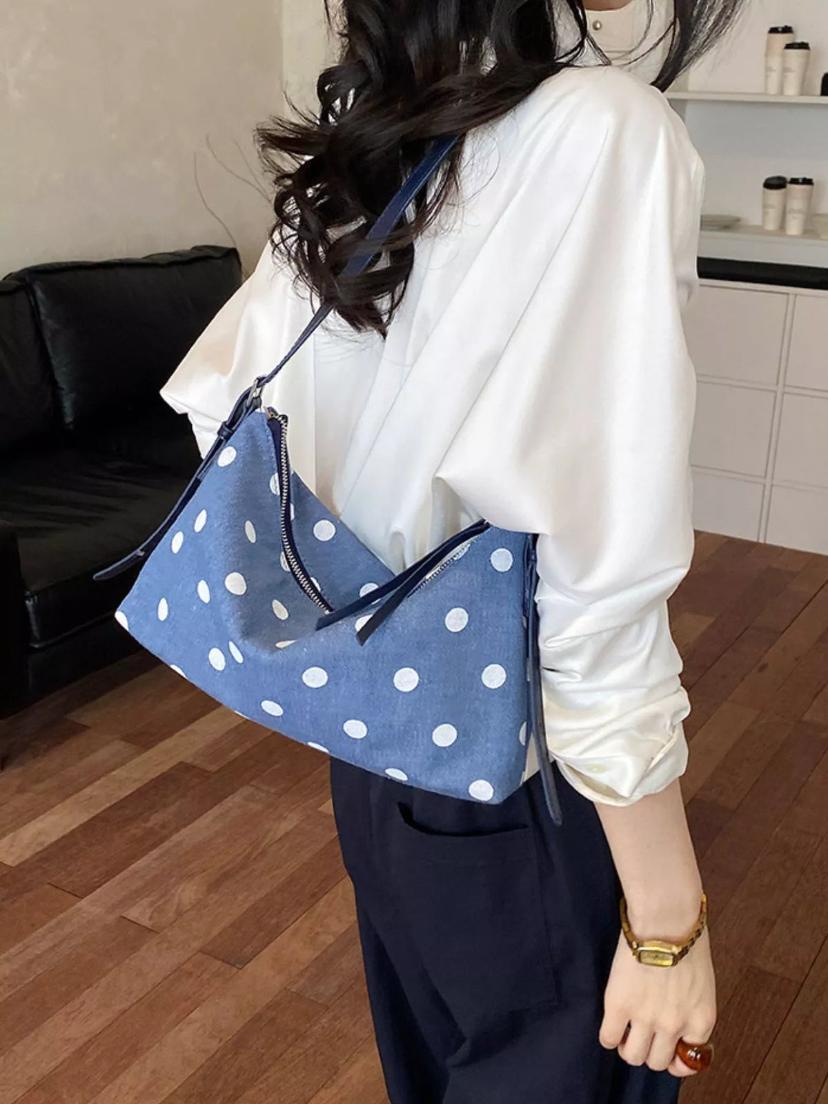 Polka Dot Shoulder Bag - Lilixa.store