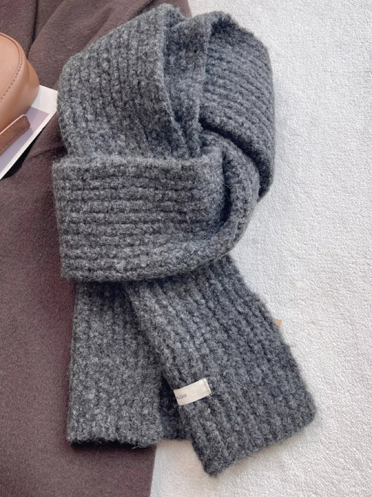 Cozy Knitted Winter Scarf - Lilixa.store