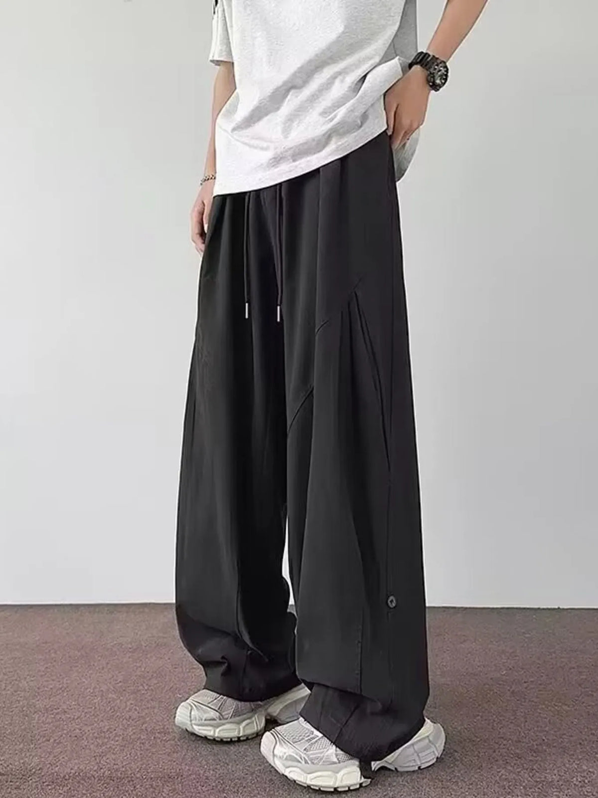 Men's Plus Size Loose Fit Casual Cargo Pants, view 6