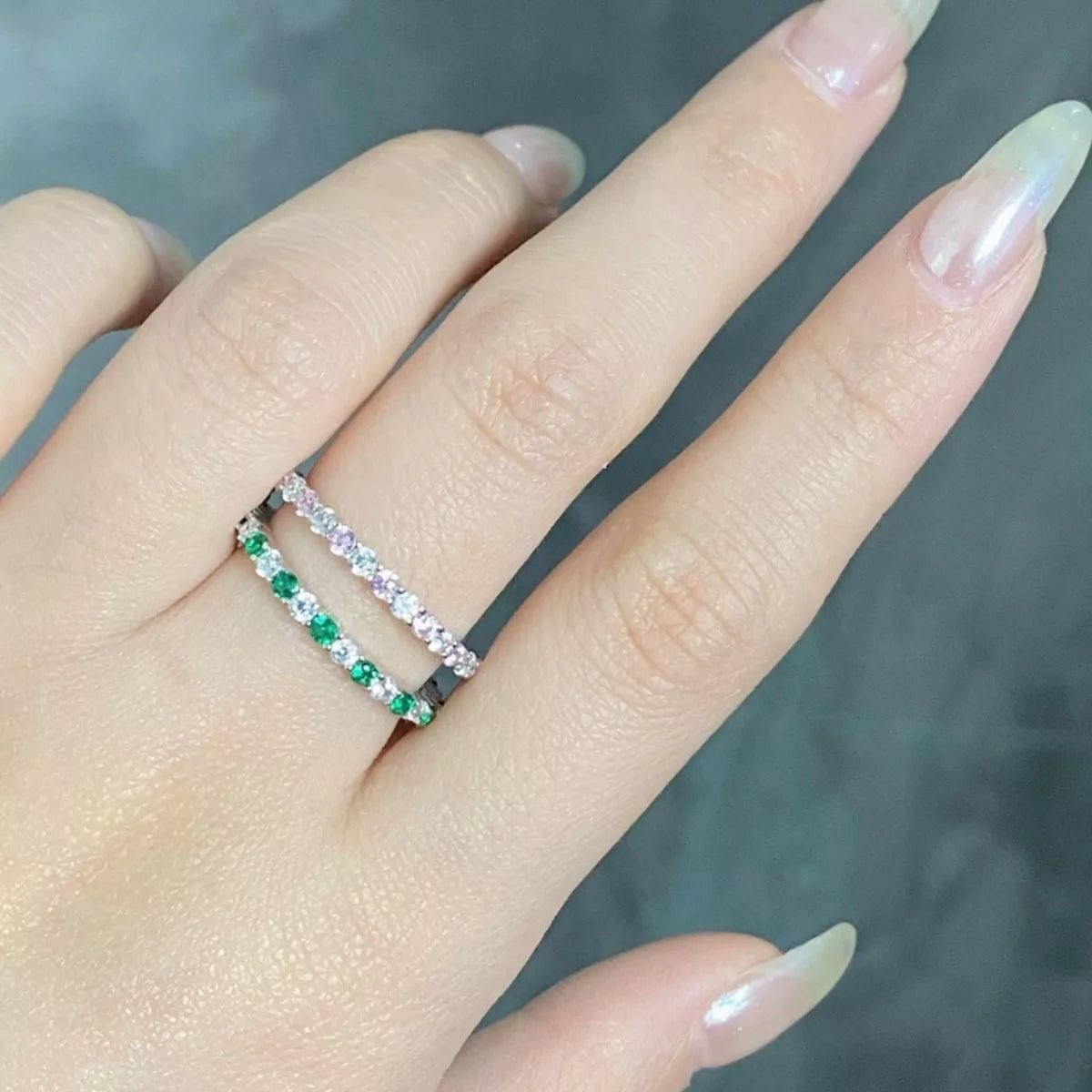 925 Sterling Silver Zircon Ring - Lilixa.store