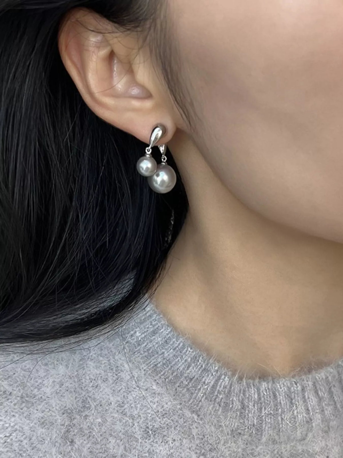 Pearl Alloy Drop Earrings - Lilixa.store